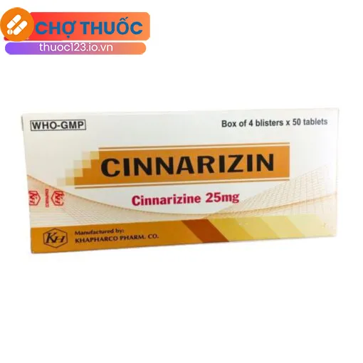 Cinnarizin 25mg Khapharco