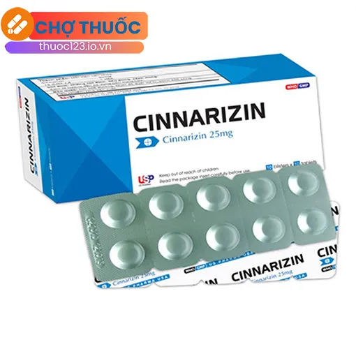 Cinnarizin 25mg USP