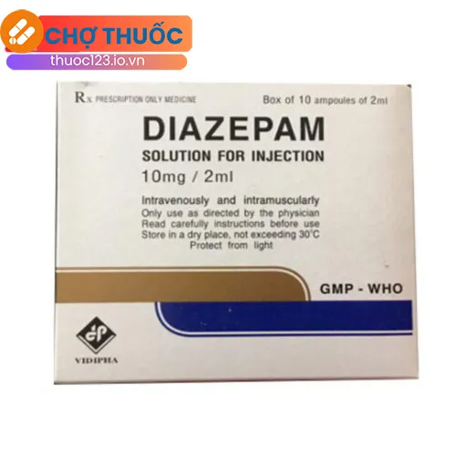 Diazepam 10mg/2ml Vidipha