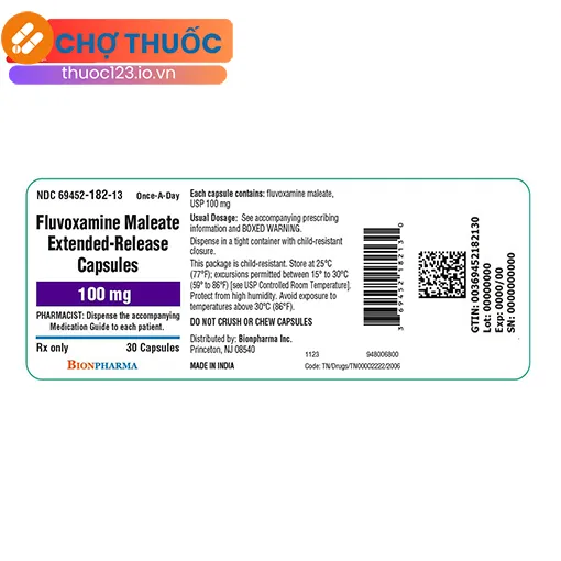 Fluvoxamine 100mg BionPharma