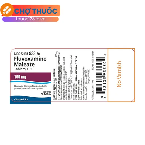 Fluvoxamine 100mg Chartwell