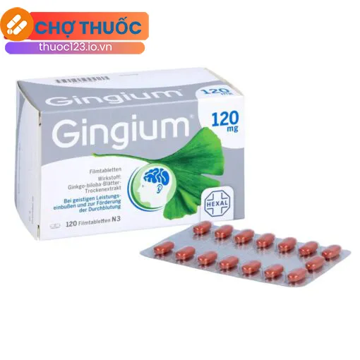 Gingium 120mg Hộp 120 Viên