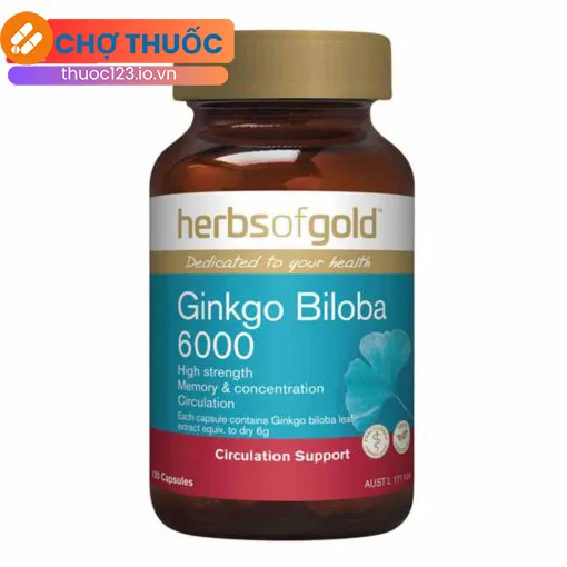 Ginkgo Biloba 6000 Herbsofgold