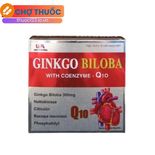 Ginkgo Biloba With Coenzyme Q10 USA Pharma