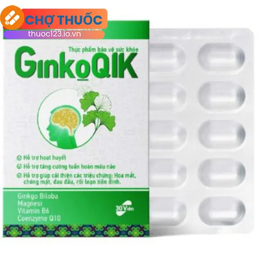 GinkoQik (Hộp 30 viên)