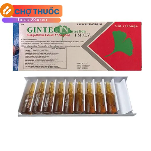 Gintecin injection 17.5mg/5ml