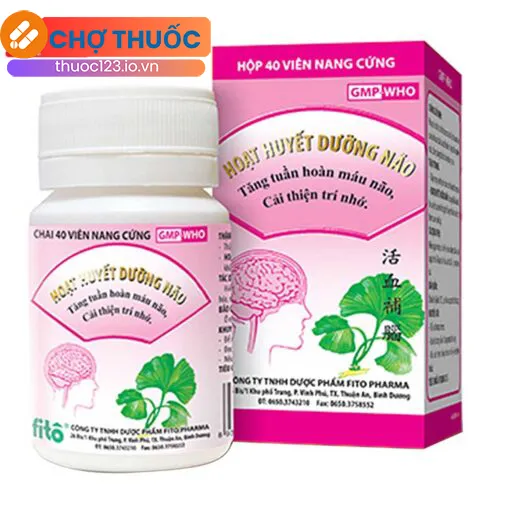 Hoạt Huyết Dưỡng Não Fito (Lọ)