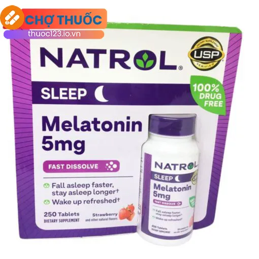 Natrol Melatonin 5mg (Lọ 250 viên)