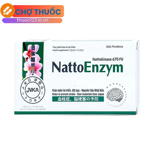 NattoEnzym 670 FU (3 vỉ x 10 viên)