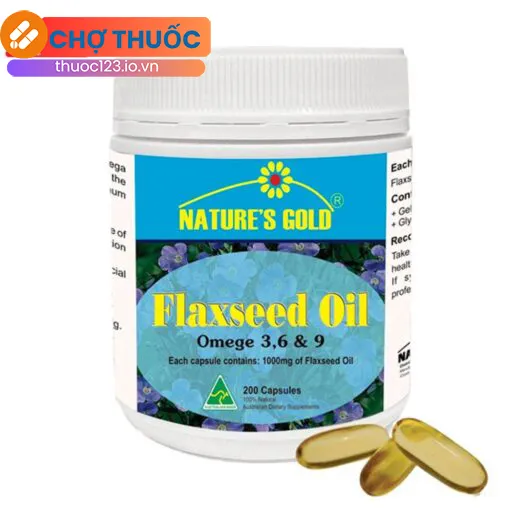 Nature’s Gold Flaxseed Oil (Omega 3,6&9)