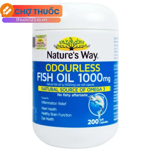 Nature’s way Odourless Fish Oil 1000mg