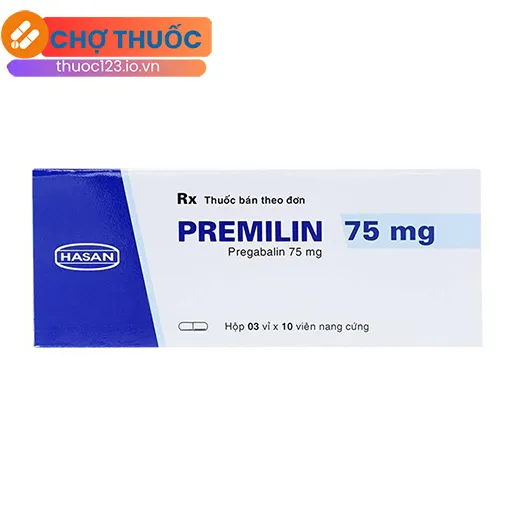 Premilin 75mg (Hộp 30 viên)