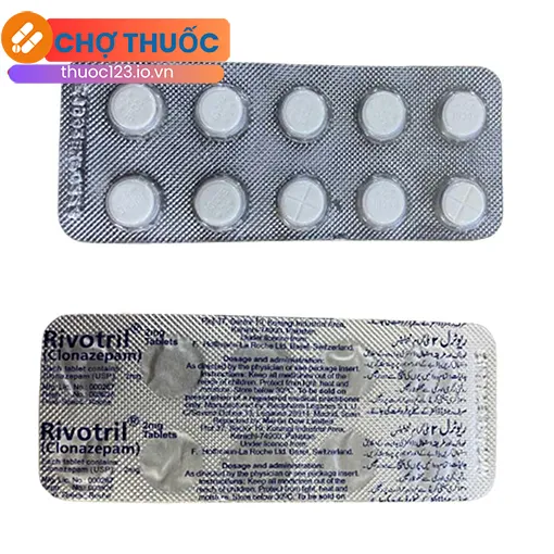 Rivotril (1 vỉ 10 viên)