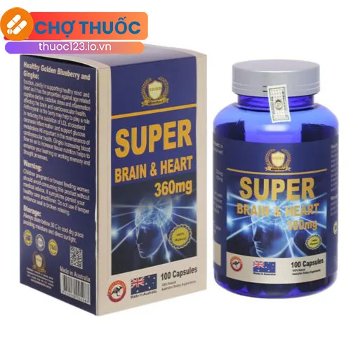 Super Brain & Heart 360mg (Hộp 100 viên)