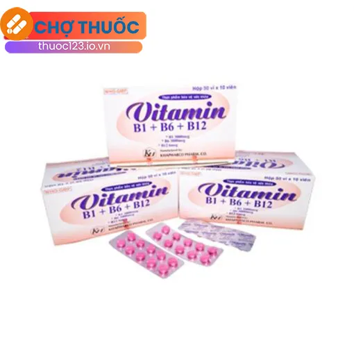 Vitamin B1 + B6 + B12 Khapharco